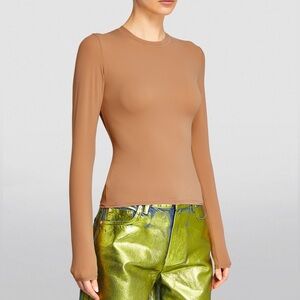 SKIMS Fits Everybody Long Sleeve T-Shirt | Sienna